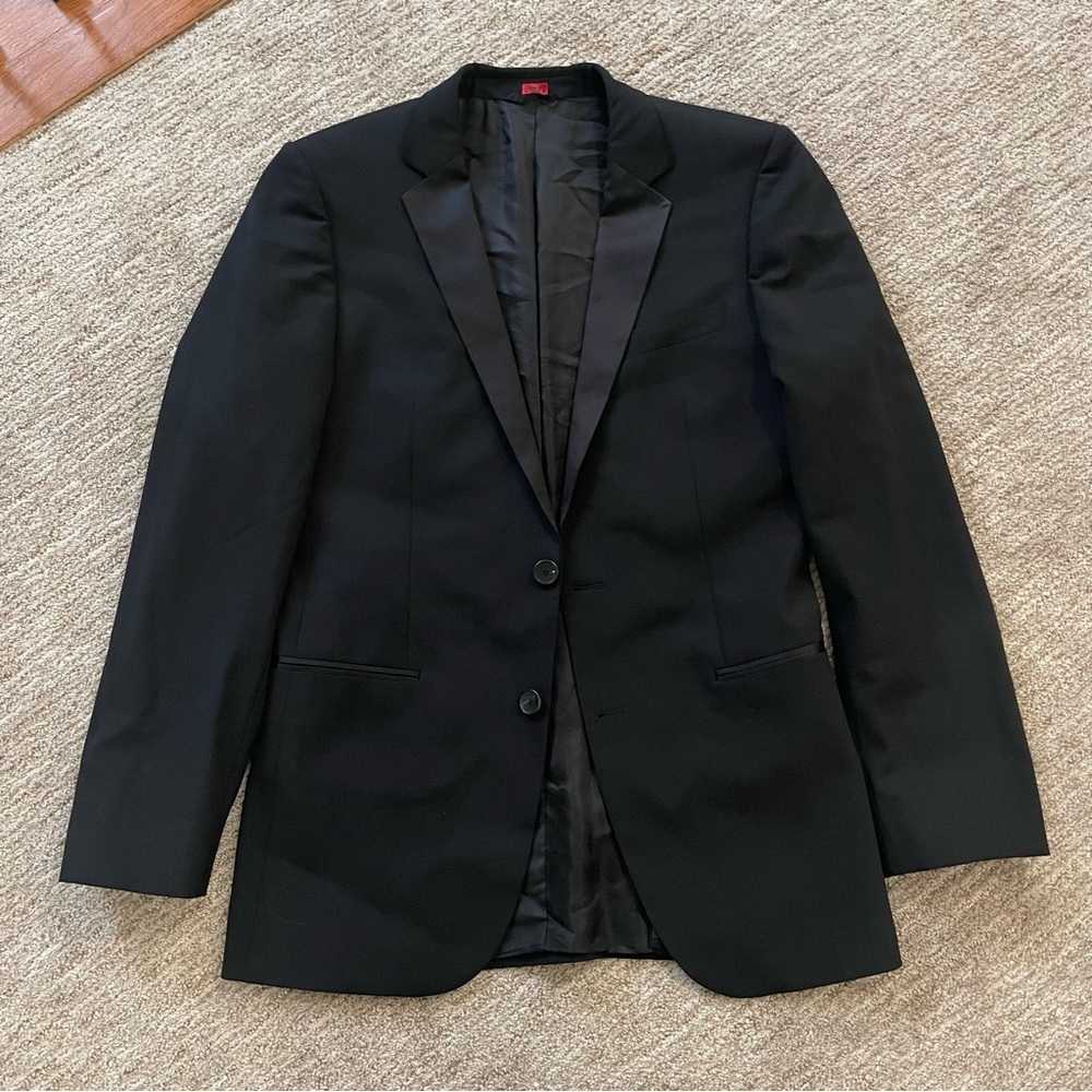 HUGO Boss Red Aikin/Hollo Regular-Fit Virgin Wool-Blend Blazer - Picture 4 of 12